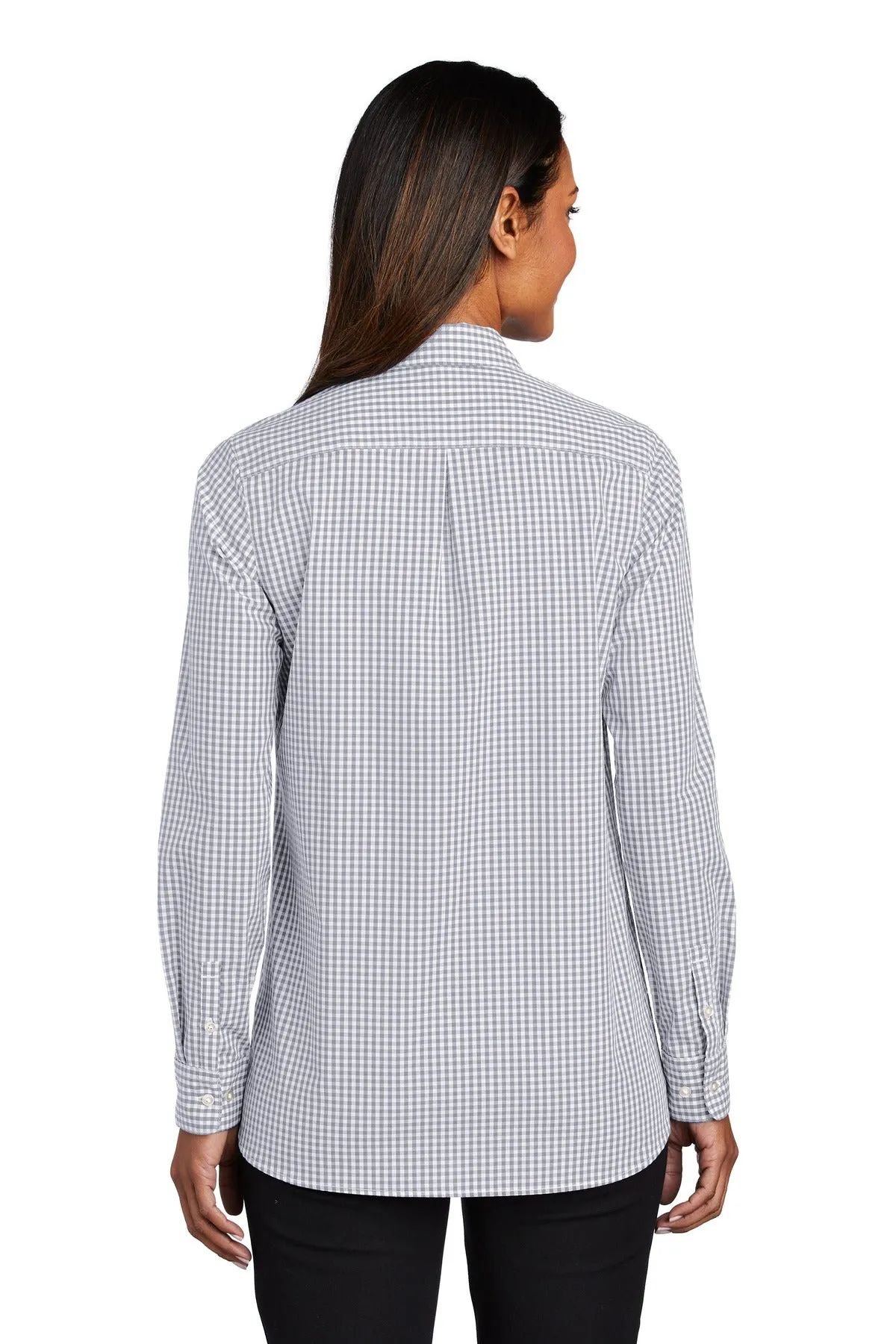 Port Authority Ladies Broadcloth Gingham Easy Care Shirt LW644