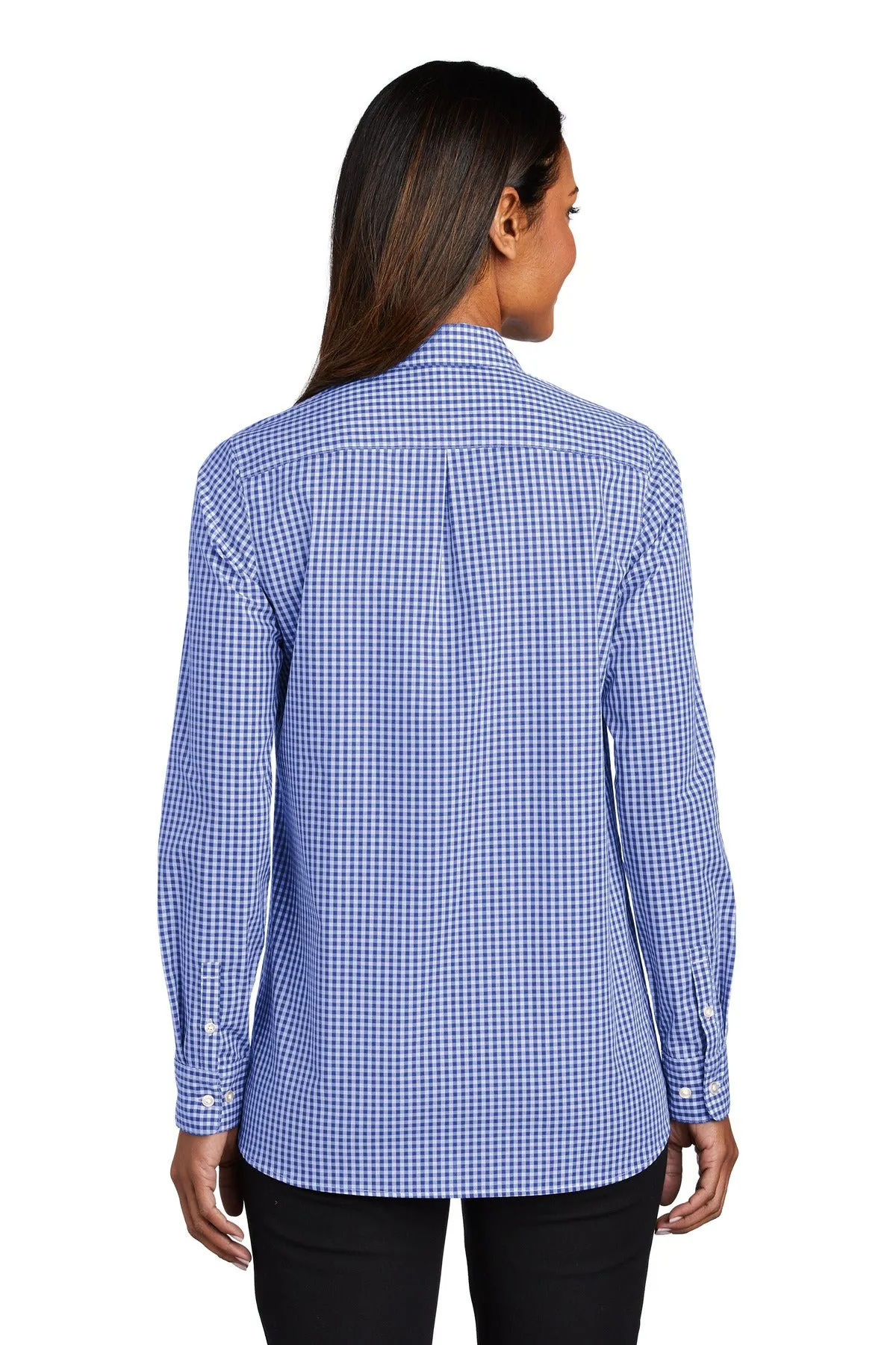 Port Authority Ladies Broadcloth Gingham Easy Care Shirt LW644