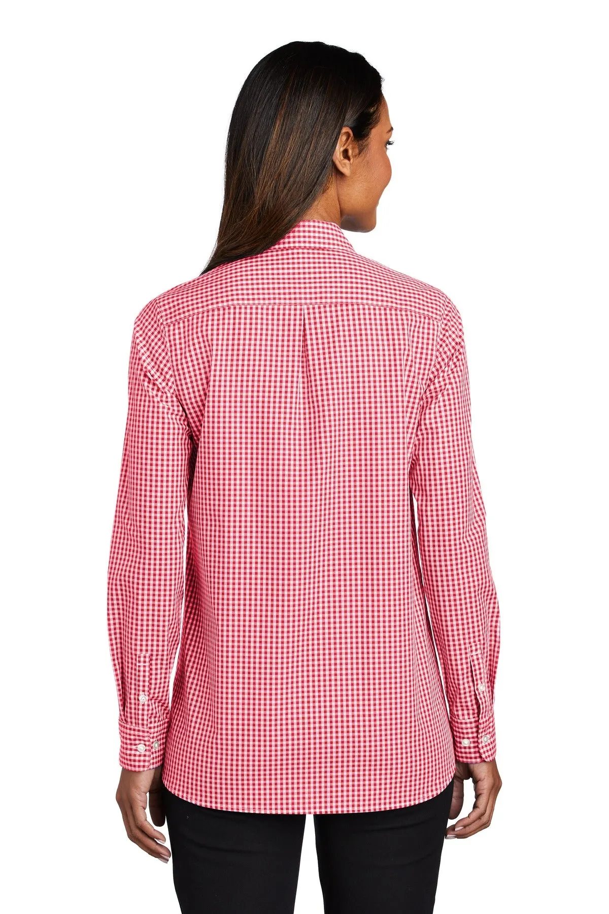 Port Authority Ladies Broadcloth Gingham Easy Care Shirt LW644