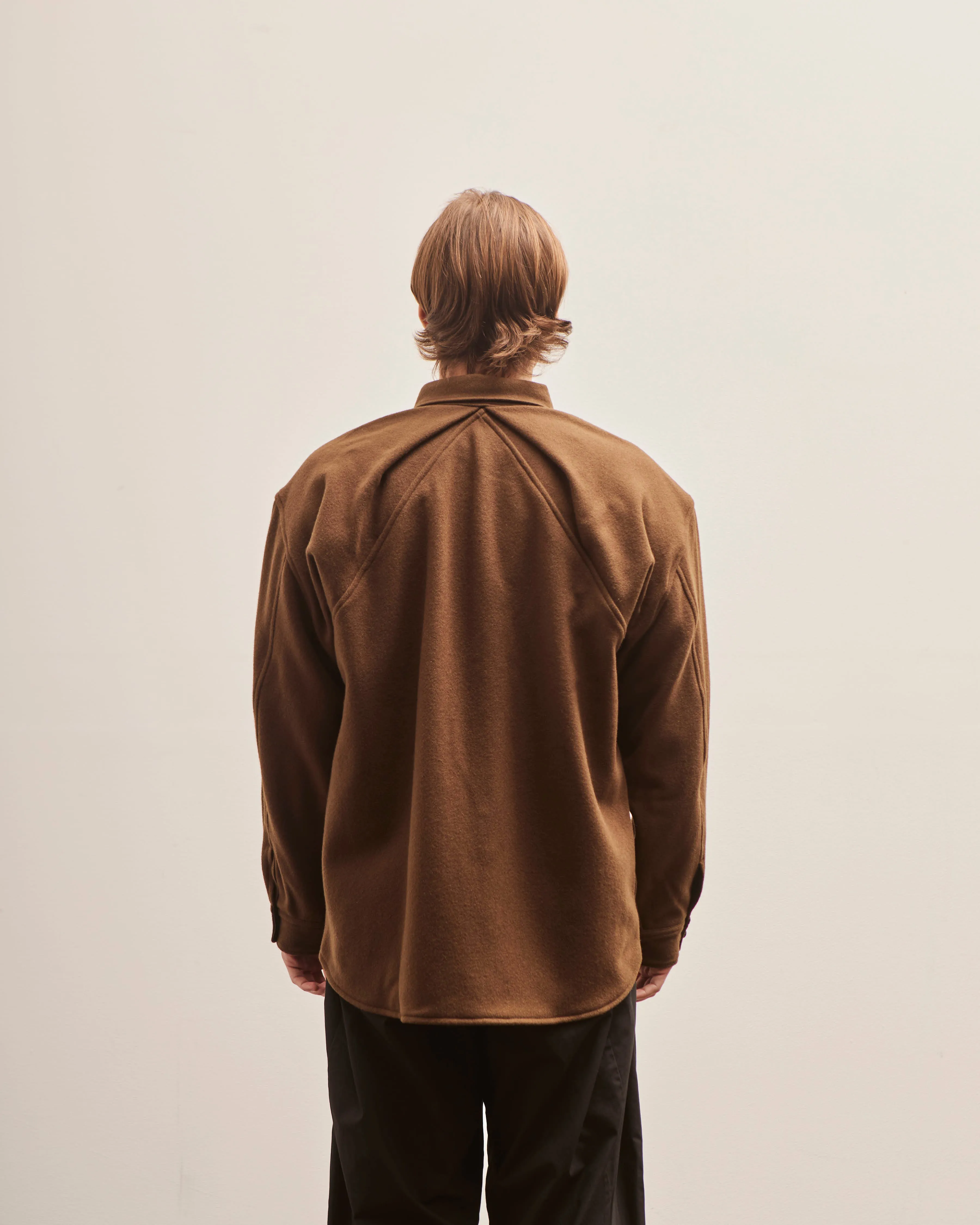 Postalco Unisex Free Arm Button Jacket, Walnut