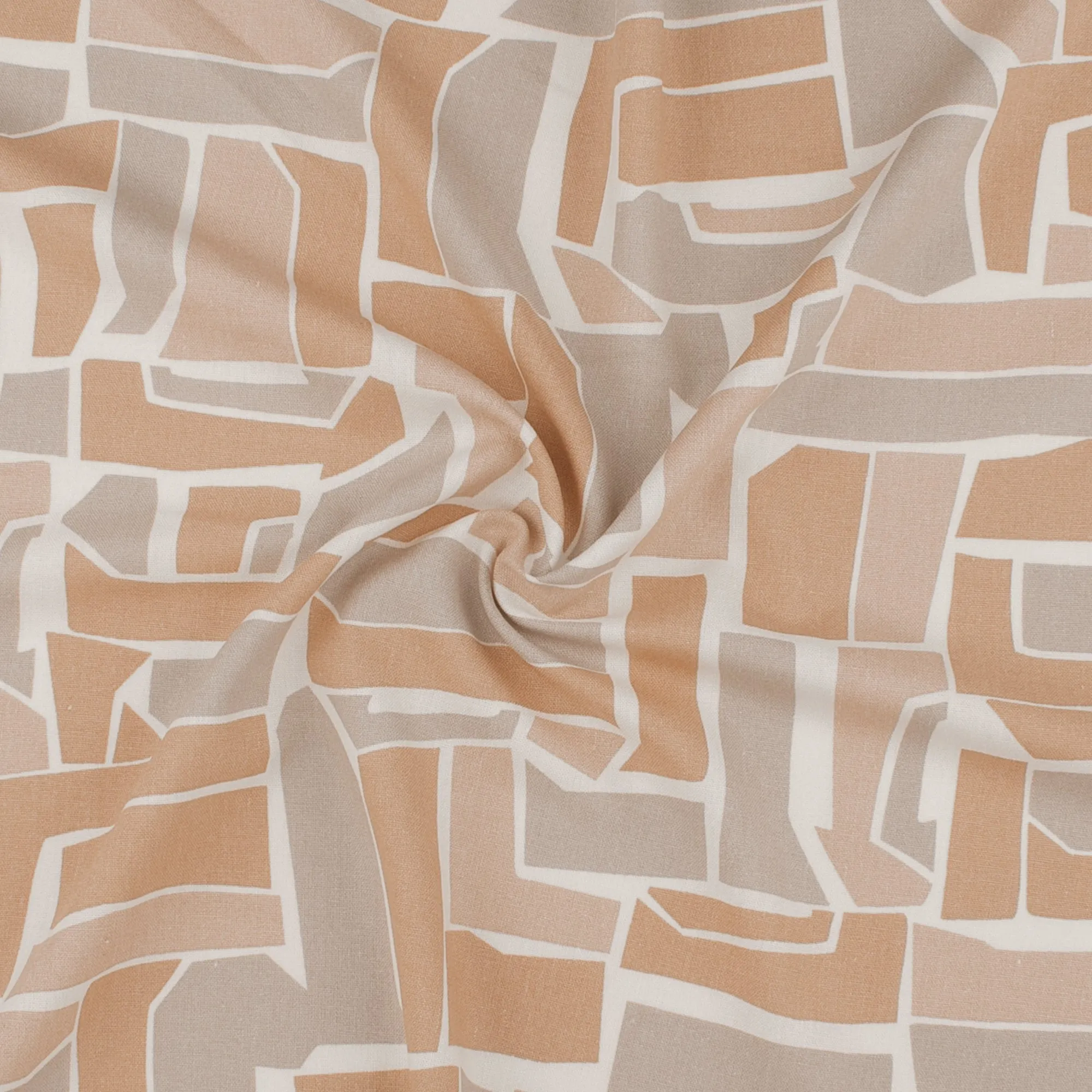 Printed Rayon & Linen - TOBAGO - 003 - Neutral