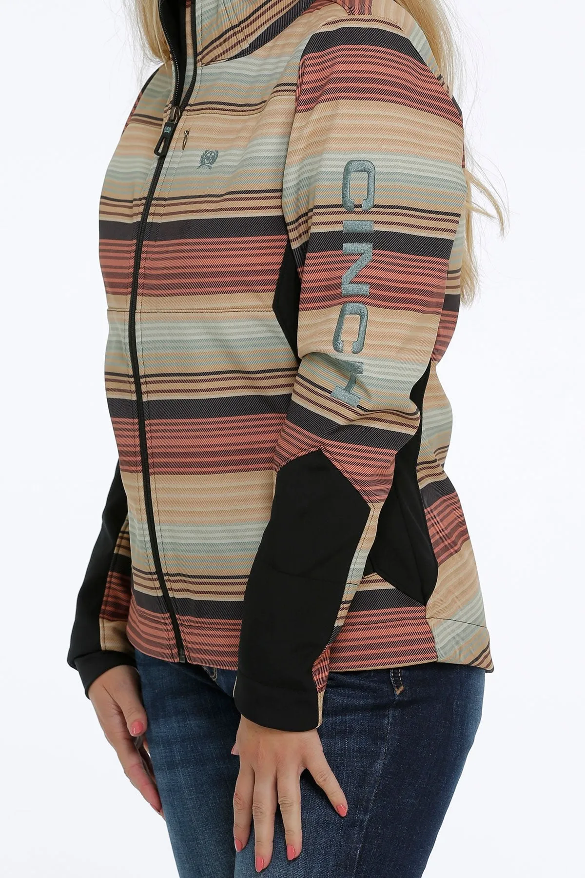 Sabrina Serape Black Bonded Women's Jacket