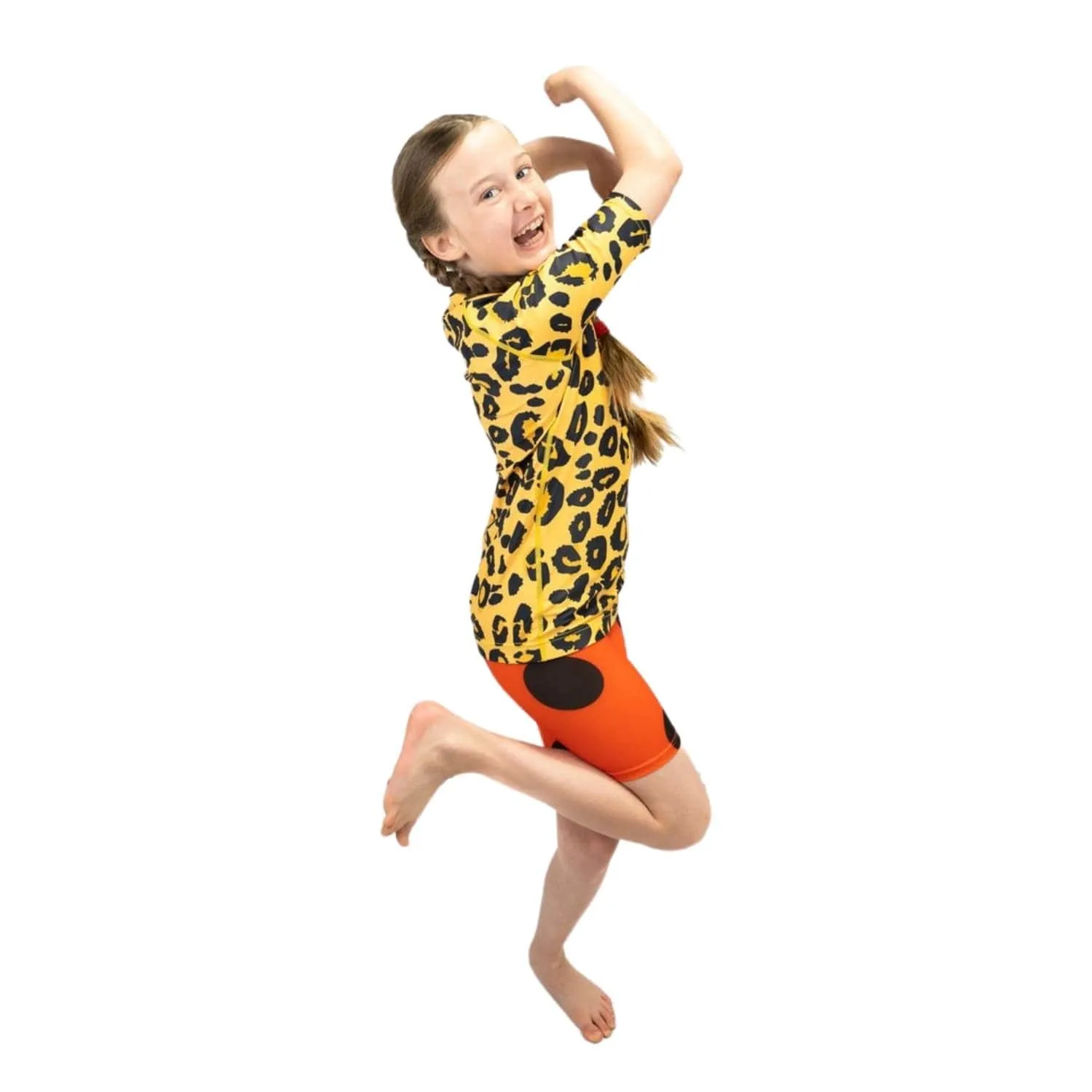 Saltskin Youth Kids UV Rash Vest - Leopard