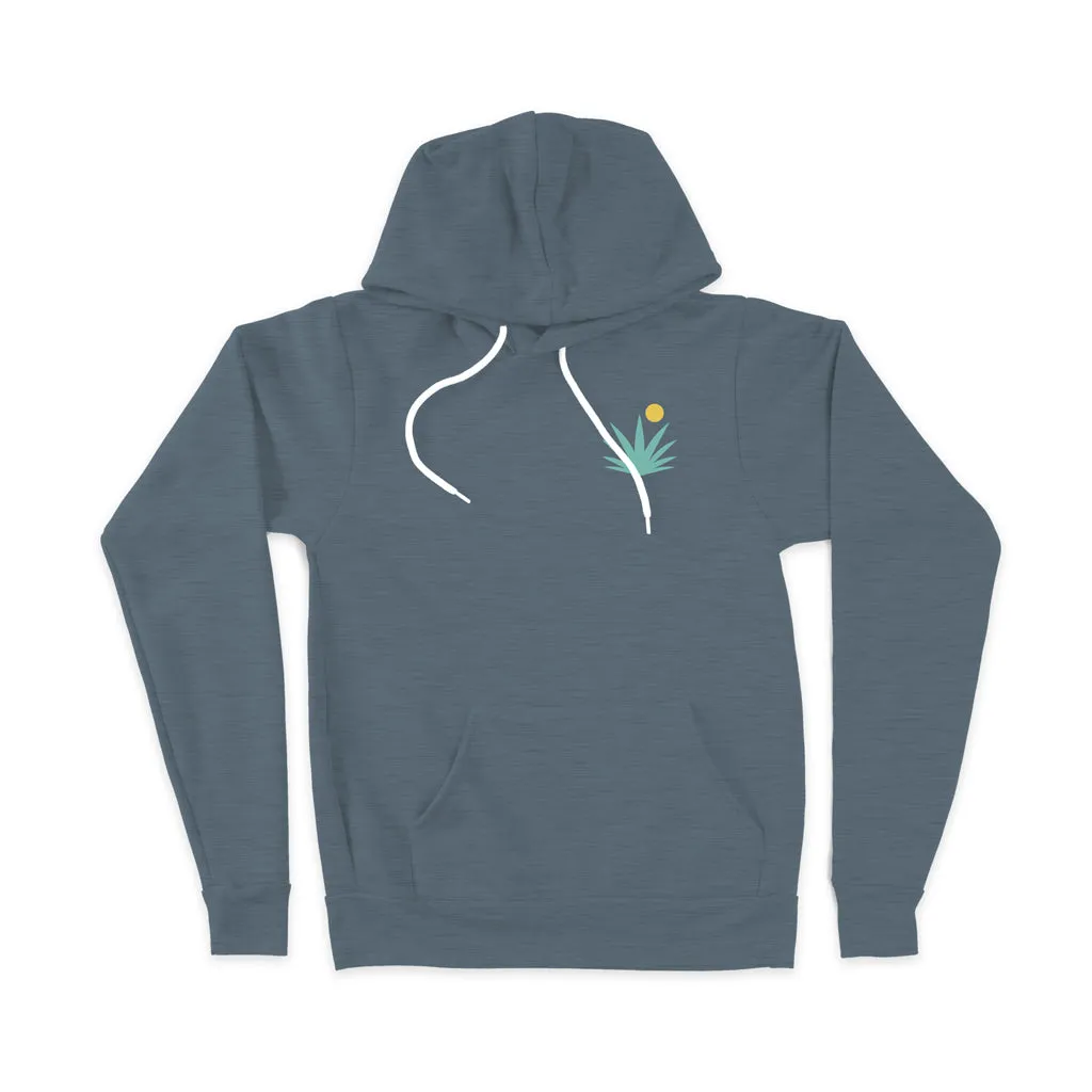 Sendero Provisions Retroscape Hoodie Agave in Athletic Slate