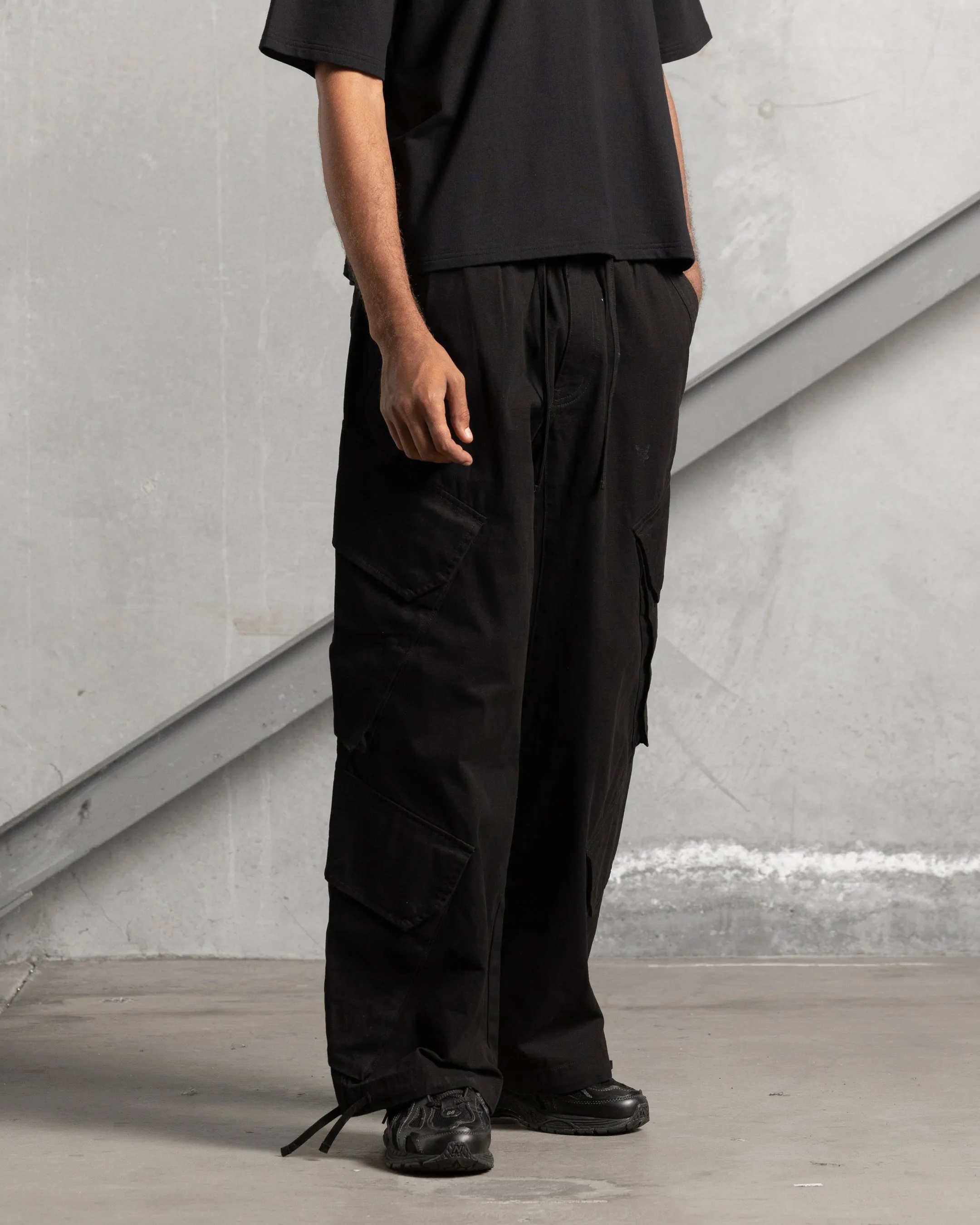 The Anti Order Hurtlocker Parachute Pants Black