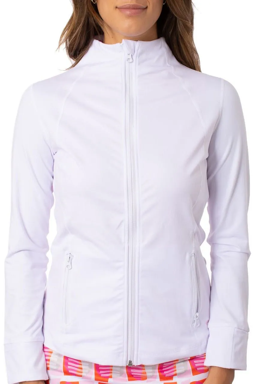 White Buttery Soft GT Tech Jacket