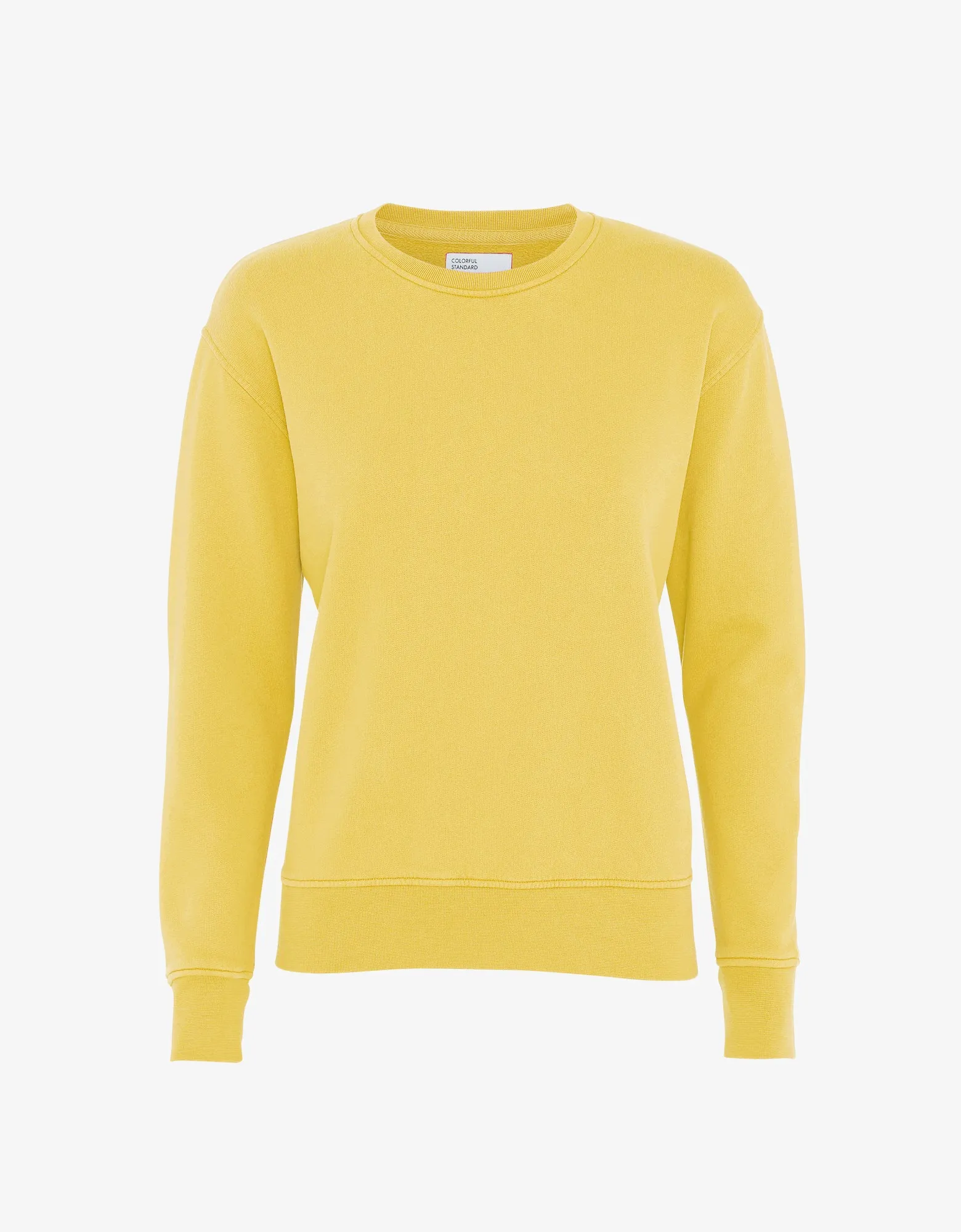 Women Classic Organic Crew - Lemon Yellow